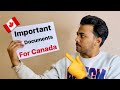 Full list of documents to carry to canada as an international student 
