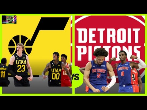 UTAH JAZZ VS DETROIT PISTONS LIVE SCORE NBA SEASON 2023