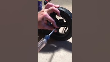 Removing the Axle from a Britax Smile Front Wheel