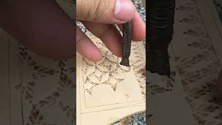 No name leather stamping tool #art #leathercarving #leatherwork #handcrafted #leatherhandmade #art