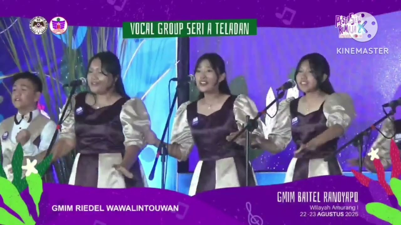 VOCAL GROUP REMAJA RIEDEL WAWALINTOUWAN . PSR 2025 Gold medal 88,120 (MARS REMAJA GMIM)