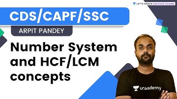 CDS Revision - Number System and HCF/LCM concepts |  | Arpit Sir| Let