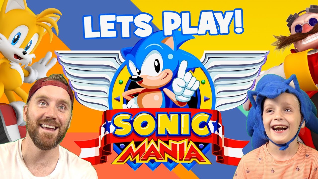 Lets Play Sonic Mania Sonic And Tales Mania Mode By - roblox egg hunt 2017 crazy snow man chase toys unboxing kidcity