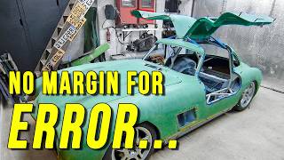 300SL Gullwing Door Assembly – Bonding Inner Frame to Outer Skin