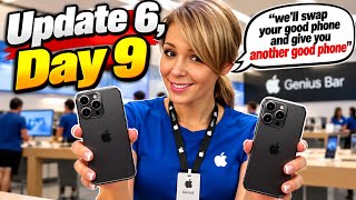 Day 3 after Apple swapped our IPhone with a different one and is cellular service still back?