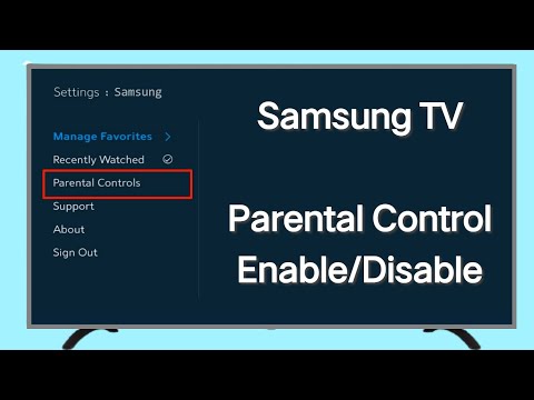 Video: How To Disable Child Protection On TVs
