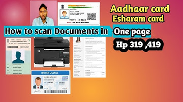 How to scan both sides of a documents in one page | Scan both sides in one page