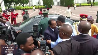 Top 10 Longest-Serving Presidents in Africa