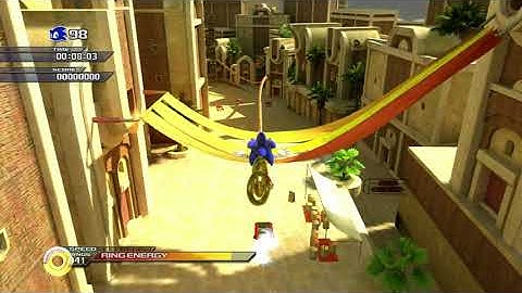 Sonic Unleashed Arid Sands Act 1 Speedrun - 2:22:59