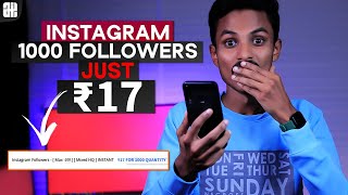 Buying Instagram Followers (Experiment)🔥|1000 Followers Just ₹17😵|Get More Followers in instagram 🔥 screenshot 2