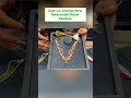 Swarovski Pearl &amp; Red Beads Choker  Unique Triangle Design!