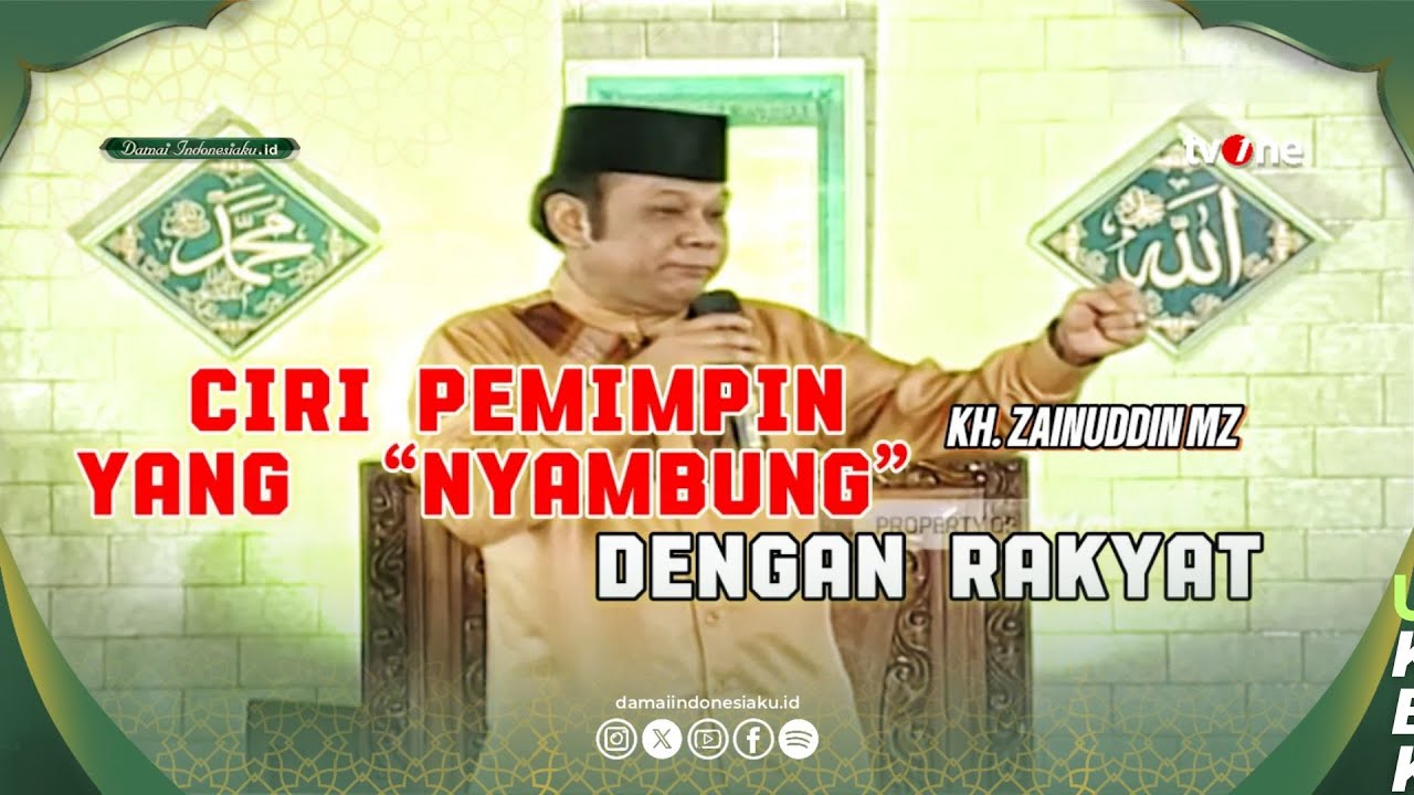 Ini lho pemimpin yang “nyambung” dengan rakyat! • KH.Zainuddin Mz • Damai Indonesiaku tvOne