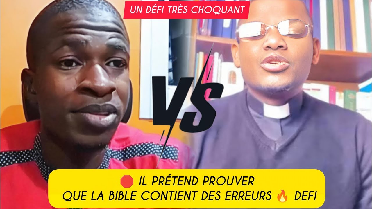 💢🛑IL PRÉTEND (prouver que la bible) CONTIENT DES ERREURS 🔥 DEFI