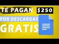 Gana $250 ¡Por Descargas! Como ganar dinero por internet [2020] ✅