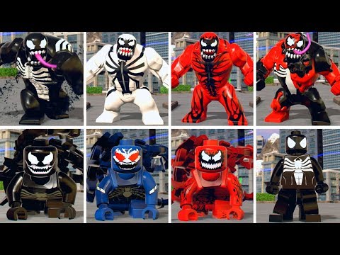 All Symbiote Character in LEGO Marvel Super Heroes 2