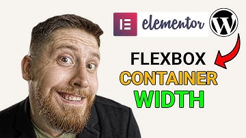 Adjust Flexbox Container Width In Elementor - Elementor Flexbox Container Tutorial