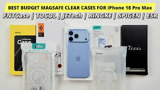 Top Budget Clear MagSafe Cases for iPhone 18 Pro Max Glacier - RINGKE, SPIGEN, JETECH, ESR
