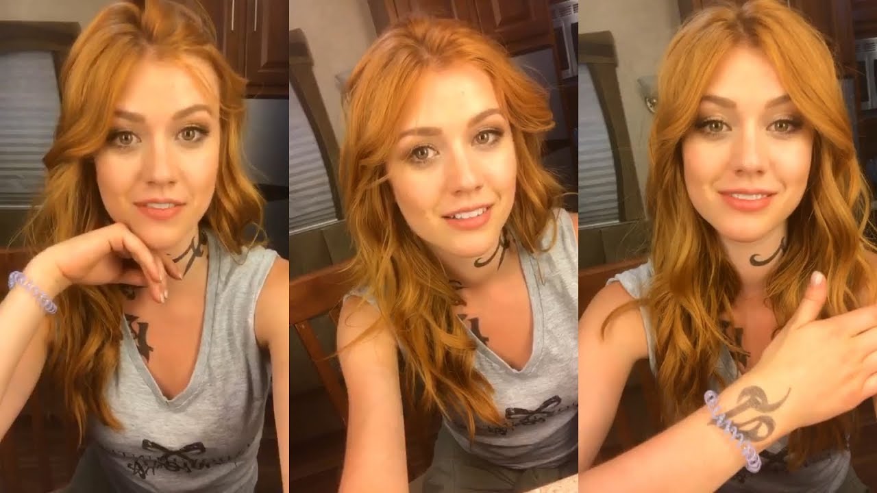 Katherine McNamara | Instagram Live Stream | 29 September 2017