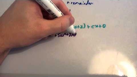Remainder Theorem for Division