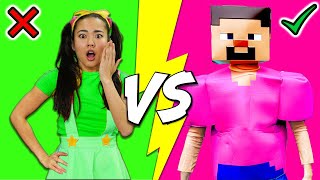 Ellie vs Jimmy One Color Challenge for 24 Hours