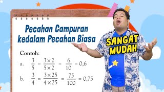 Cara Merubah Pecahan Biasa ke Desimal