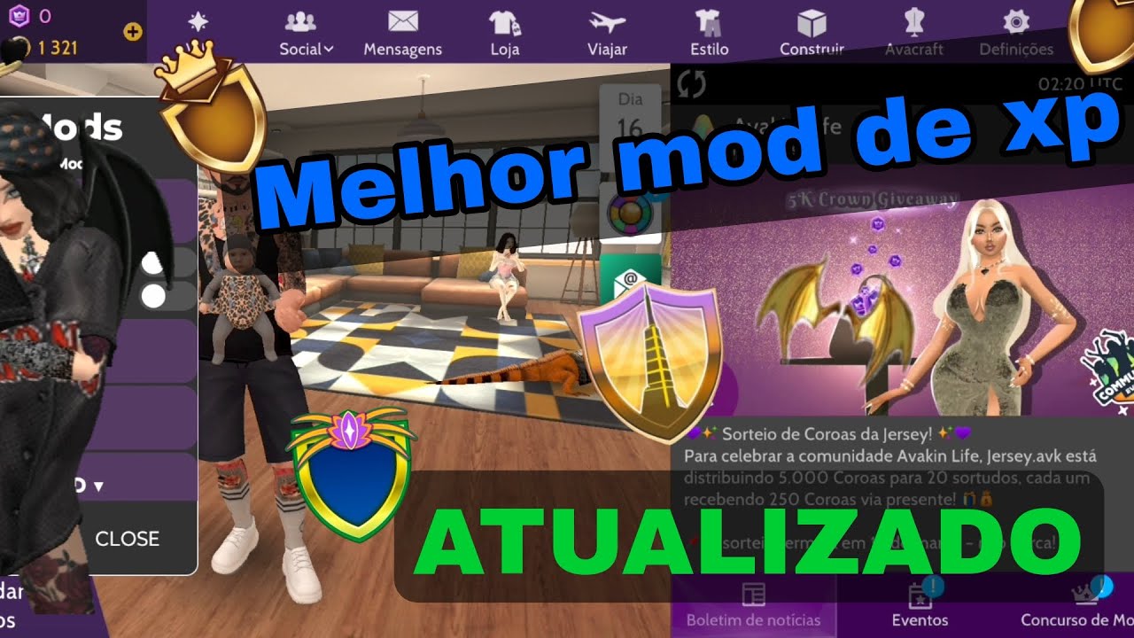 Melhor Mod Menu (Avakin Life), Link sem anúncios. - YouTube