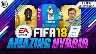 Amazing sbc quaresma hybrid squad!!! - fifa 18 ultimate team