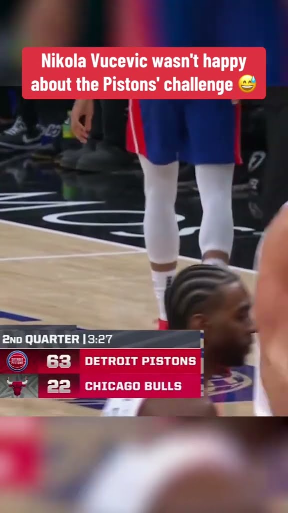 Vucevic wasn’t happy about the challenge ?