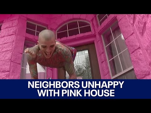 Neighbors not entirely happy with pink house in Pflugerville | FOX 7 Austin