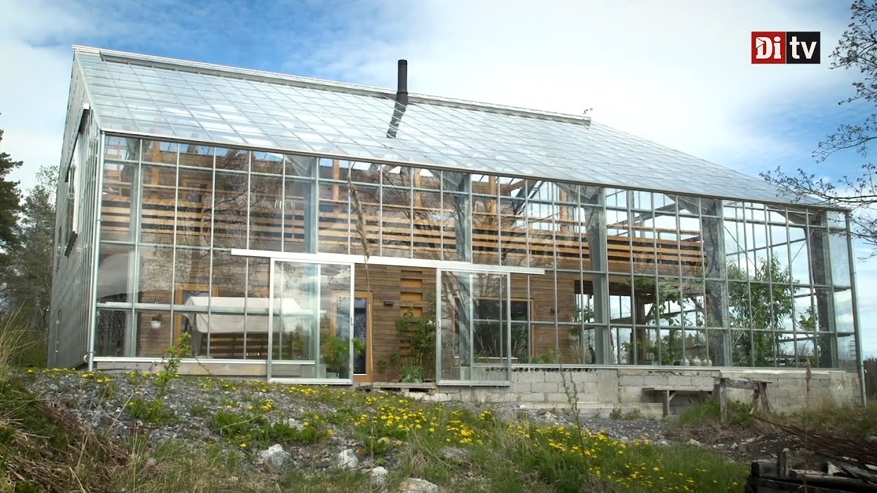 Så byggde Björn ett Naturhus - Växthuset gör bostaden till ett kretslopp