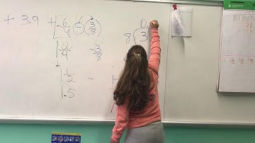 Adding and subtracting rational numbers.