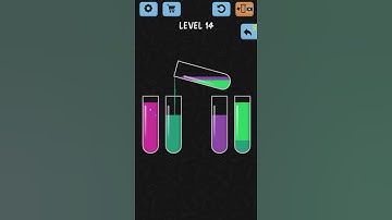 Water Sort color puzzle All Lvl 14 Gameplay TOP GAMES #Shorts