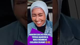 Makin Kacau Tessa Mariska Mau Gembok Celana Suami  shorts