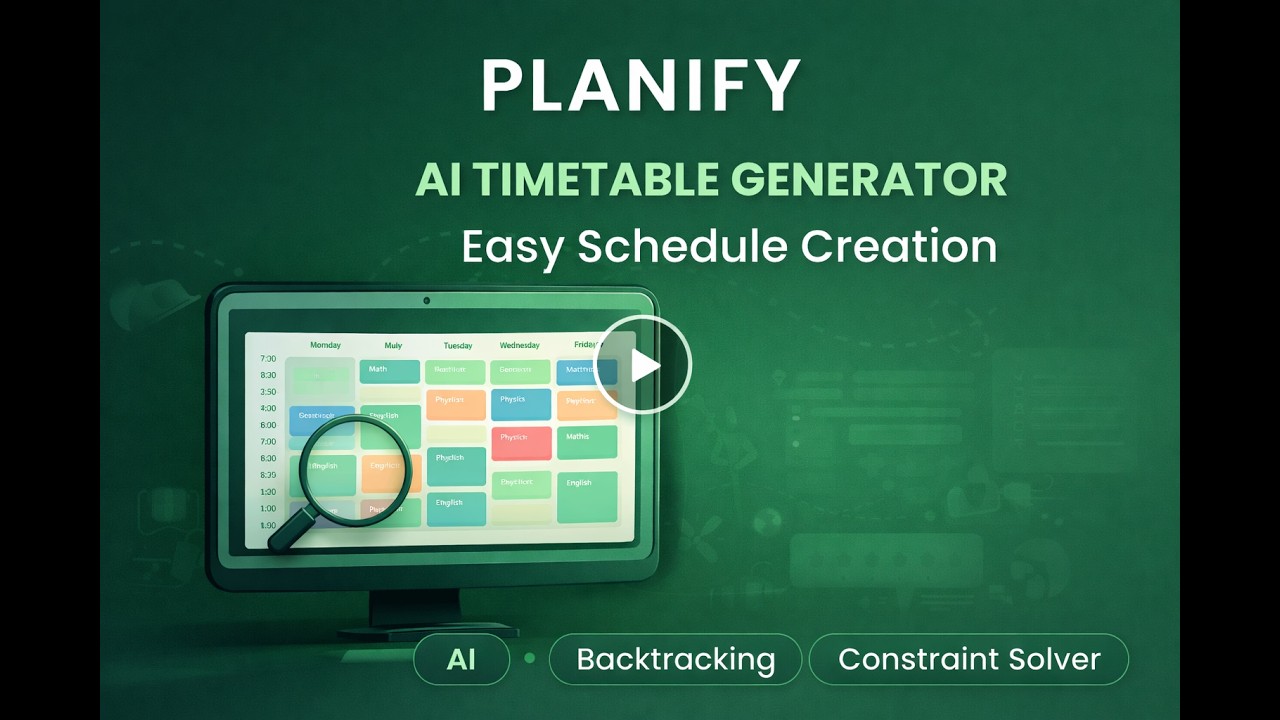 Timetable Generator - YouTube
