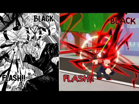 Yuji’s Eight Black Flashes Recreated ||SKILL BUILDER|| (holy buns)