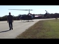 Huey helicopter landing