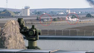 Hunting Russians with ATGM at Airfield | SU25 was neutralized after the shooting, General killed