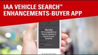 IAA Vehicle Search™ Enhancements on the IAA Buyer App