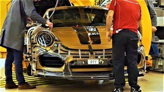 2018 Porsche 911 Turbo S Exclusive Series Badges Production \& Assembly Line | Car Factory