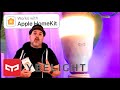 Yeelight 1S Color Wifi Smart Light Bulb with Apple Homekit Review Apple Devices