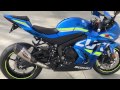 2017-18 Suzuki GSX-R1000 sound - Stock vs. Yoshimura Alpha T Slip on