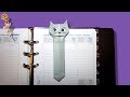Origami   marquepage   chat    segnalibro  a gatto