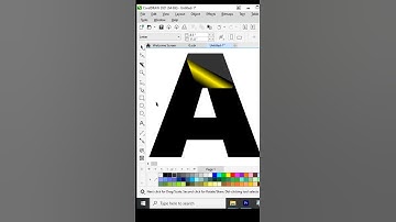 A Text Effect in CorelDRAW | Text Logo CorelDRAW #Tutorial #coreldraw #graphicdesign #shorts