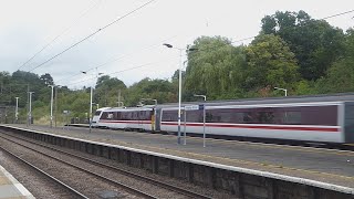 LNER 225 passes Hadley Wood with a tone (27/7/23)