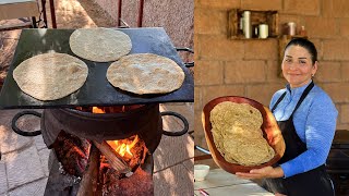 Tortillas de Harina INTEGRALES (Taqueras y para Burritos)  La Herencia de las Viudas
