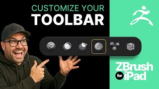 Custom toolbar — ZBrush for iPad