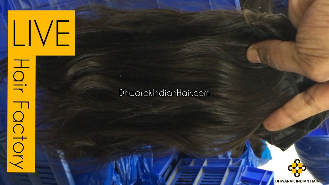 Live From Indian Hair Factory ~ Dhwarak Indian Hair ~ Raw Hair Vendor ~ Indian Wavy Hair Bundles