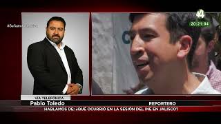 ¿Qué ocurrió en la sesión del INE en Jalisco?