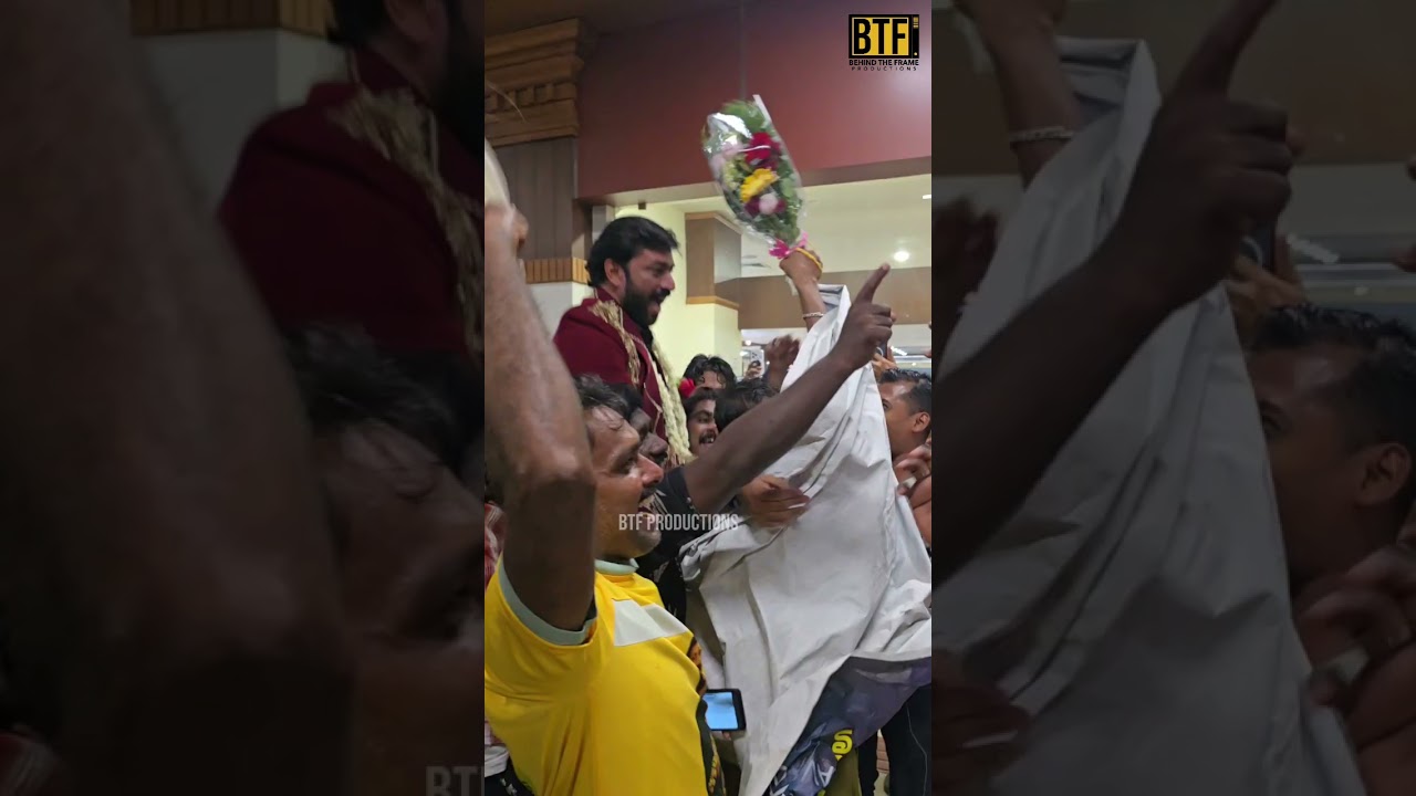 Shanavas Shanu Carried by Fans! 🔥 INSANE Airport Welcome | BBM7 Finalist | BTF