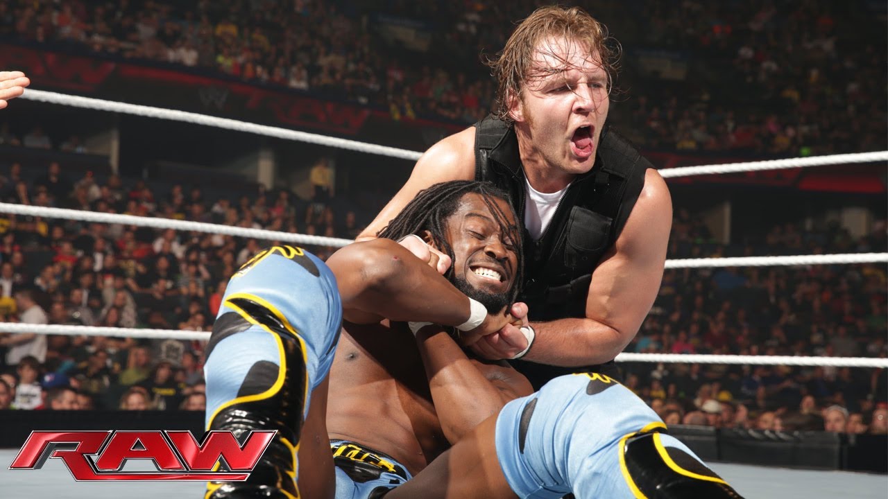 Kofi Kingston vs. Dean Ambrose - United States Championship Match ...